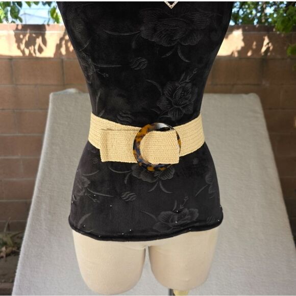 Nordstrom Rack Shiloh Stretch Straw Belt Size XS/S - Picture 11 of 16